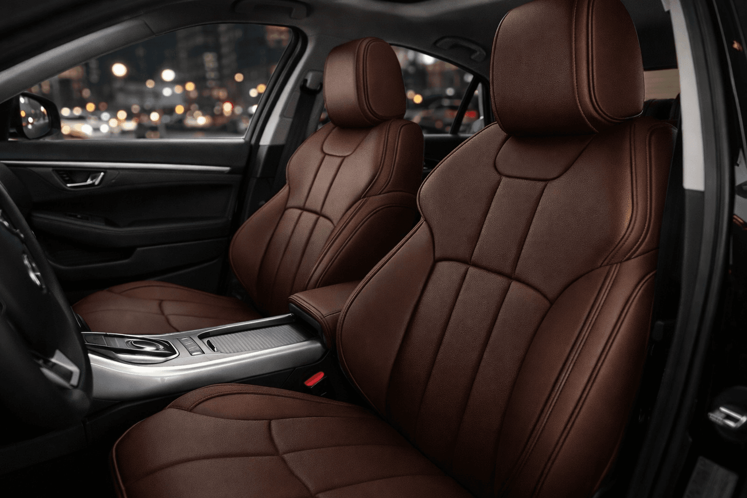 Silky SAKA Leather Seat Covers - Compact Hatchbacks