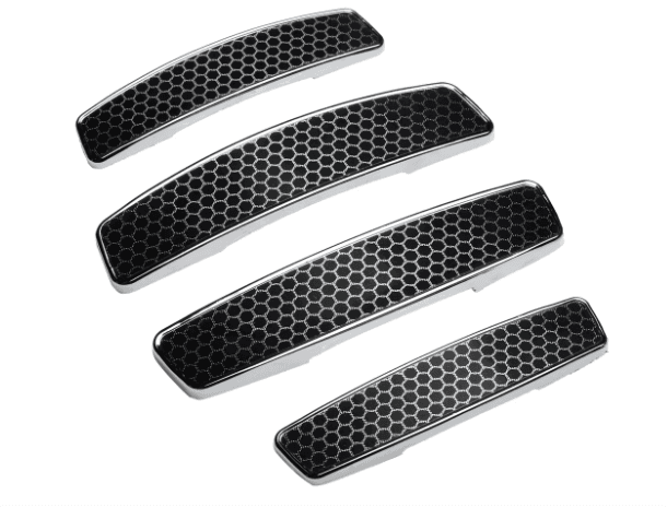 Universal Door Guard (Black & Silver) 3D Shield Series 02