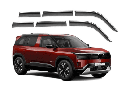 Chrome Lining Door Visor - Sierra (2025-Present) (Set of 6pcs)